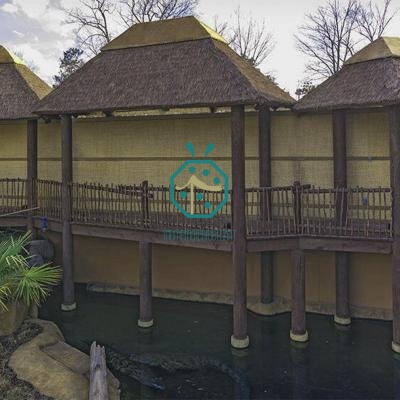 Mauritius Beachfront Bure Durable Resin Thatched Roofs Starter